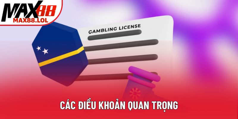Các điều khoản quan trọng