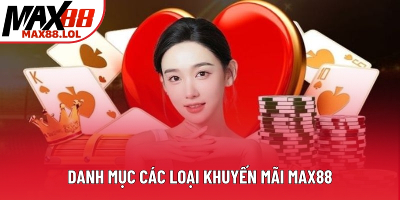 Danh mục các loại khuyến mãi Max88 Danh mục các loại khuyến mãi Max88
